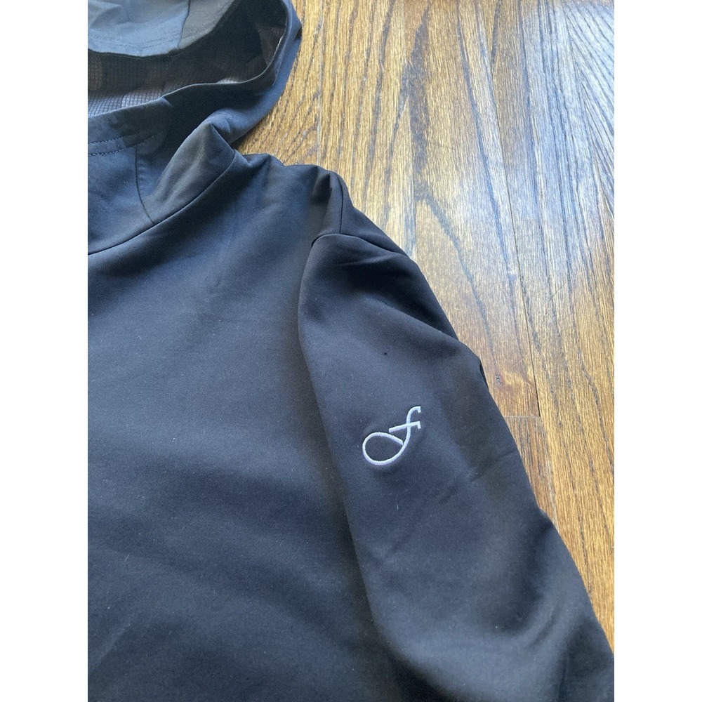 Greyson Hoodie Mens Size Large Black Cokato Camo Accent Performance Stretch - Picture 6 of 10